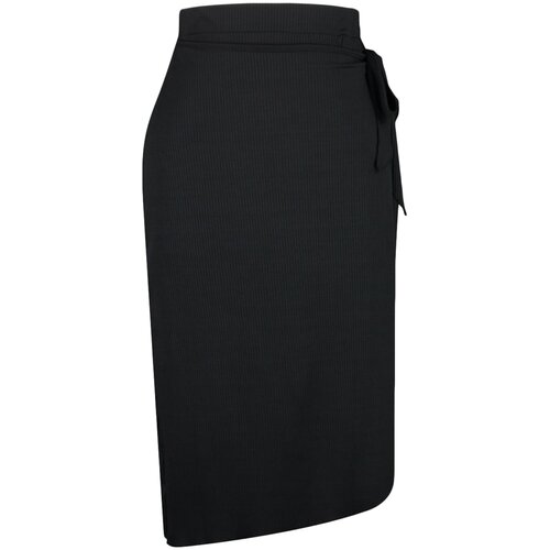 Trendyol Curve Plus Size Skirt - Black - Midi Slike