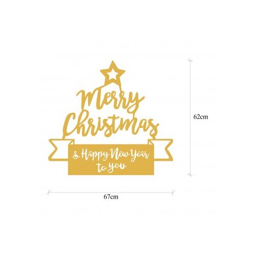 Wallity zidna dekoracija xmasgold 004 Cene