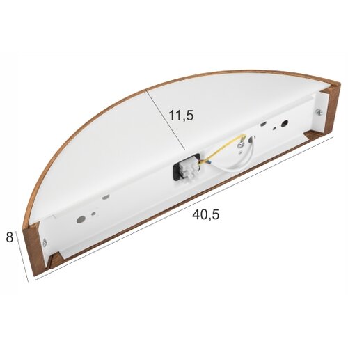  Brilagi - LED zidna svetiljka CARVALHO 1xE27/60W/230V hrast-tre&amp;scaron;nja Slike