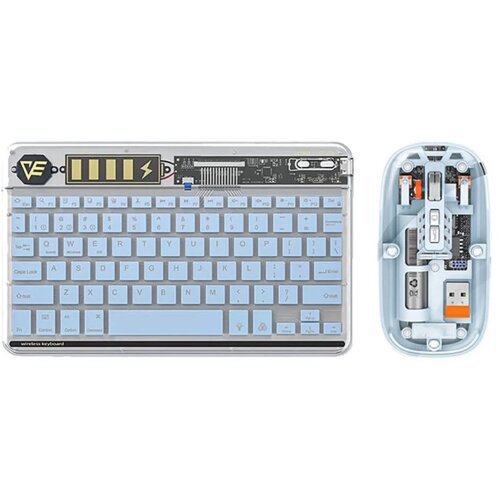 Bežična Tastatura i Miš plava Slike