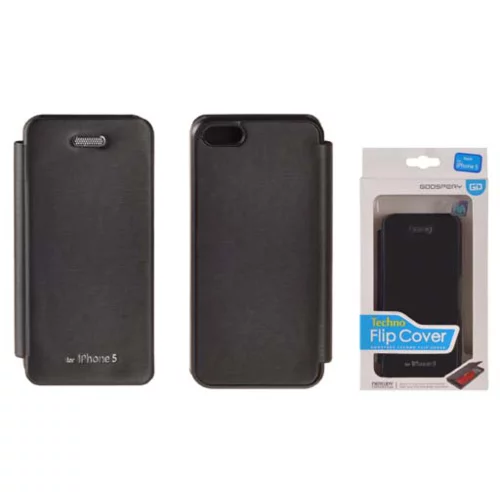 Goospery preklopna torbica Techno flip Samsung Galaxy S2 i9100 - črna