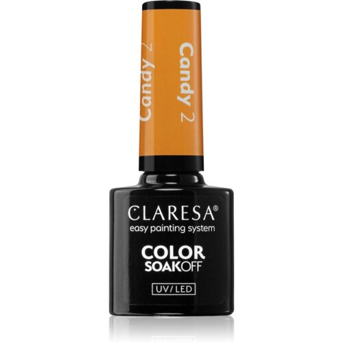Claresa SoakOff UV/LED Color Candy gel lak za nokte nijansa 2 5 g Cene