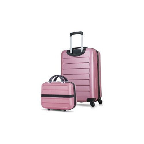 Zoozie Bags set kofera 8480, 2 dijela, ružičasto zlato Slike