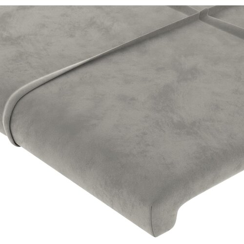  LED uzglavlje svjetlosivo 100x5x78/88 cm bar&amp;scaron;unasto Slike