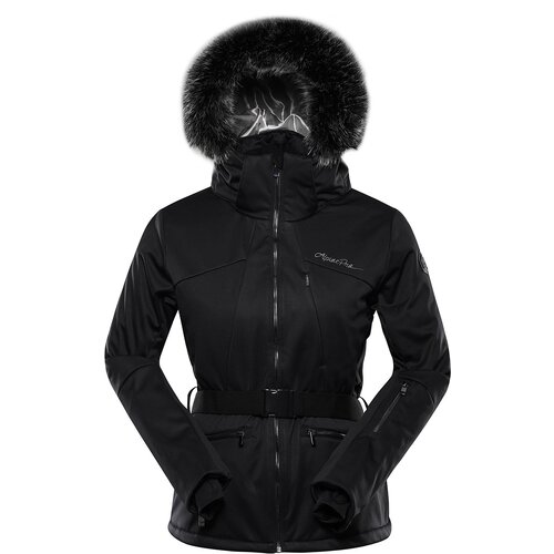 Alpine pro Women&amp;#039;s ski softshell jacket with membrane DOWELA black Slike