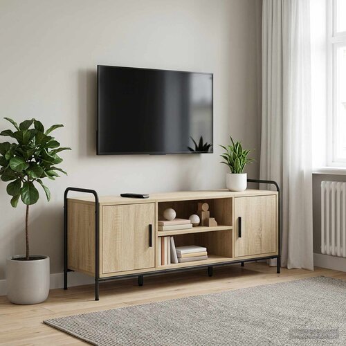  TV ormar 119 x 33 x 50 cm Hrast sonoma Slike