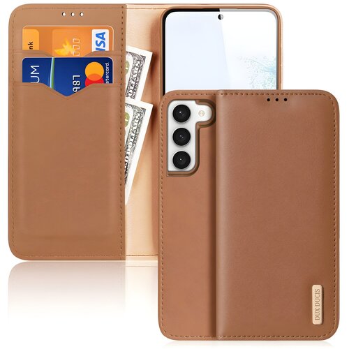 Dux ducis Hivo usnjen ovitek za Samsung Galaxy S23 Plus - Rjava KP25045 Slike