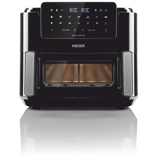 Haeger AF-D10.010A friteza na topao vazduh digitalna 10L crna Slike