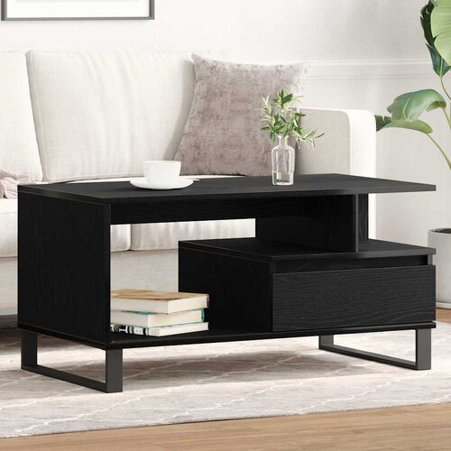  Kava Stol Crni hrast 90 x 49 x 45 cm Konstruirano drvo Cene