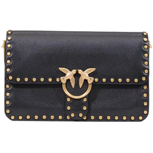 Pinko Torbice za na ramo LOVE ONE SLOUCHY MN. STUDS SMA 107665 A2JG Črna Slike