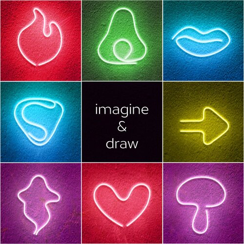 Opviq heart - medium - red red decorative wall led lighting Cene