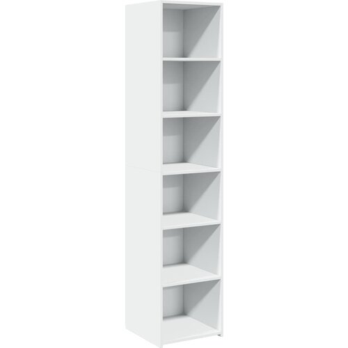Maison Chic Visoka omara - Komoda - Predalnik bela 40x41x185 cm inženirski les, (21721811) Slike