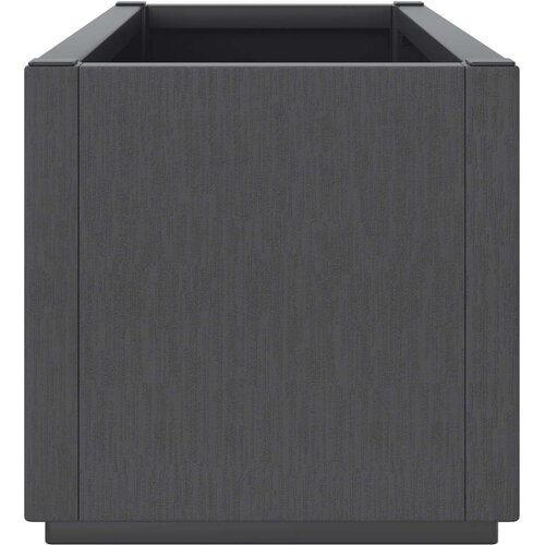  Vrtna sadilica tamnosiva 80x36x35 cm PP Slike