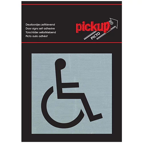 x naljepnica (Motiv: Korisnici invalidskih kolica, D Š: 80 80 mm)