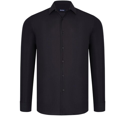 Dewberry G726 MEN'S SHIRT-PLAIN BLACK Cijene