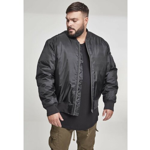 Urban Classics basic bomber jacket black Cene