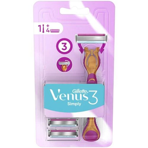 Venus gillette Simply Venus3 drška + 4 dopune Cene