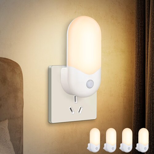 Nettlife otroška nočna lučka, paket 4 LED s senzorjem somraka, 1W orientacijska luč za otroško sobo., (22136340) Cene