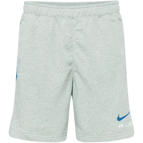 Nike Sportswear Hlače 'AIR' modra / pegasto siva / bela