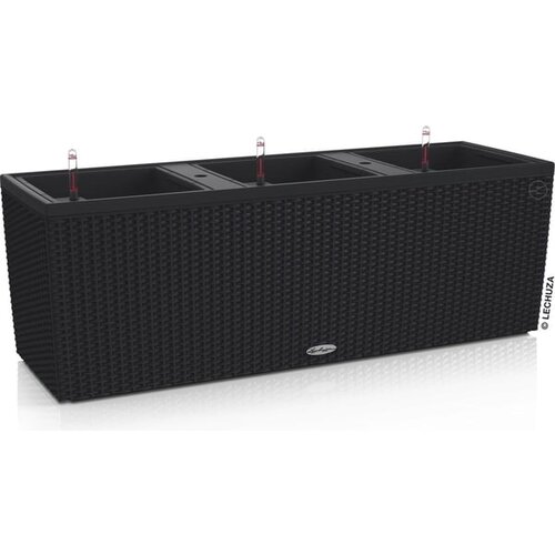 LECHUZA Korito TRIO &amp;quot;Cottage&amp;quot; All-in-One-Set - Grafit črna Slike