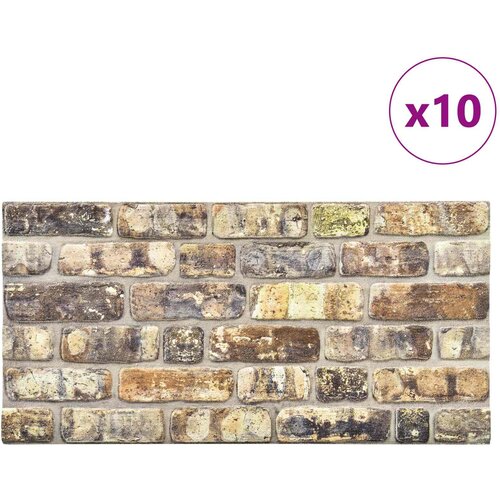  Zidne panele 10 pcs &amp;Scaron;areni 100 x 50 cm EPS pjena Slike