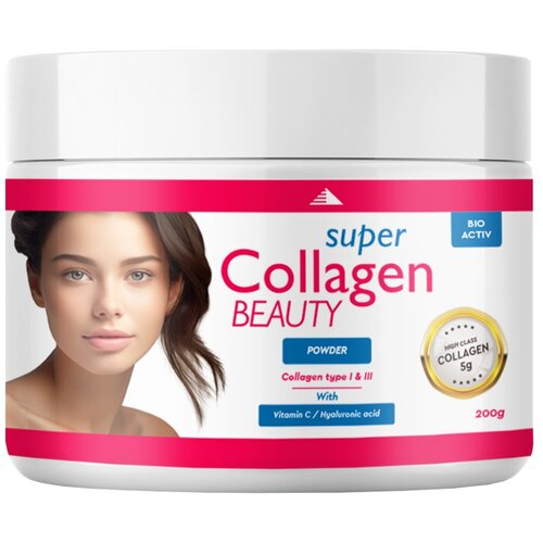 Aleksandar Mn Super Collagen Beauty u prahu, Tip I & III sa vitaminom C, 200g Slike