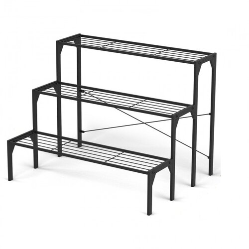 Costway Stopničasto stojalo za rastline 3 ravni 85 x 65 x 66 cm, (5000399672) Slike