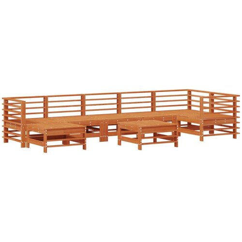  Set lounge namje&amp;scaron;taja za vrt 8 pcs Vo&amp;scaron;tanosmeđa Slike