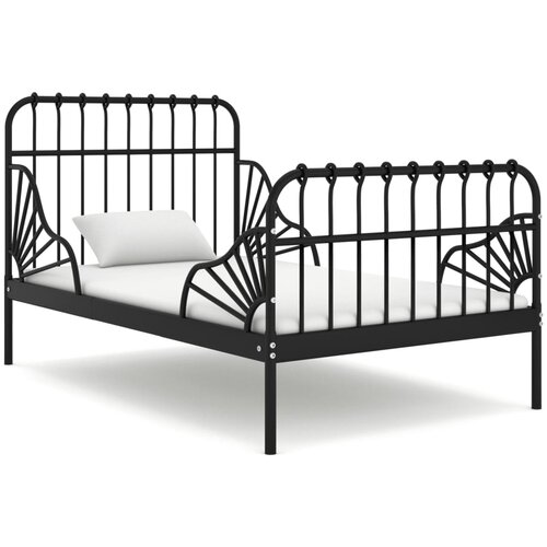 vidaXL Produživi okvir za krevet crni metalni 80 x 130/200 cm Cijene
