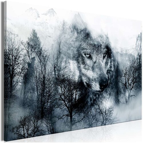  Slika - Mountain Predator (1 Part) Wide Black and White 90x60 Slike