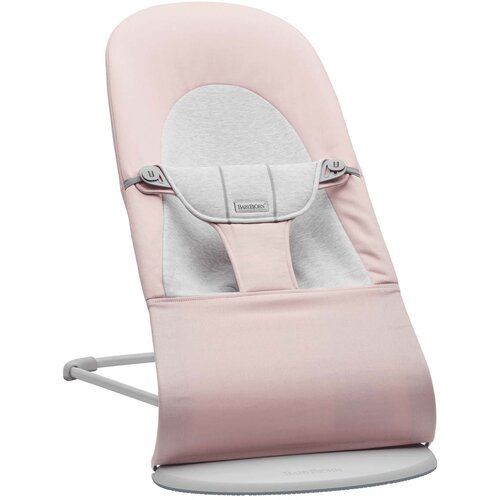 BabyBj&amp;ouml;rn&amp;reg; gugalnik balance soft cotton light pink/grey (light grey frame) Slike