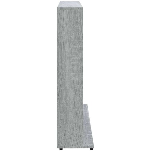 vidaXL Omarica za CD plošče siva sonoma 102x23x89,5 cm inženirski les Cene