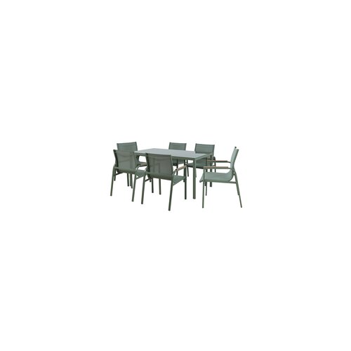  Ba&scaron;tenski set sto + 6 stolica olive (a+b) Cene