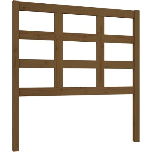 Maison Chic posteljno vzglavje - vzglavna omarica - nočna omarica medeno rjavo 95,5x4x100 cm trdna borovina, (21707467) Cene