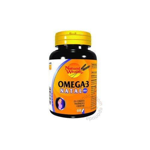 Natural Wealth OMEGA-3 NATAL 60 gel kapsula Slike