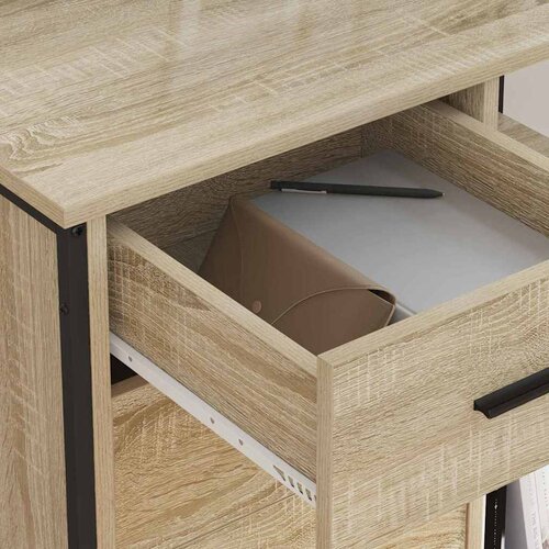  s postajom za punjenje Sonoma hrast 76 x 41 x 72 cm Slike
