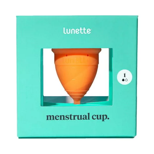 Lunette menstrual cup. Menstrualna čašica - veličina 1 - Narančasta