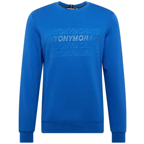 Antony Morato Sweater majica plava / bijela