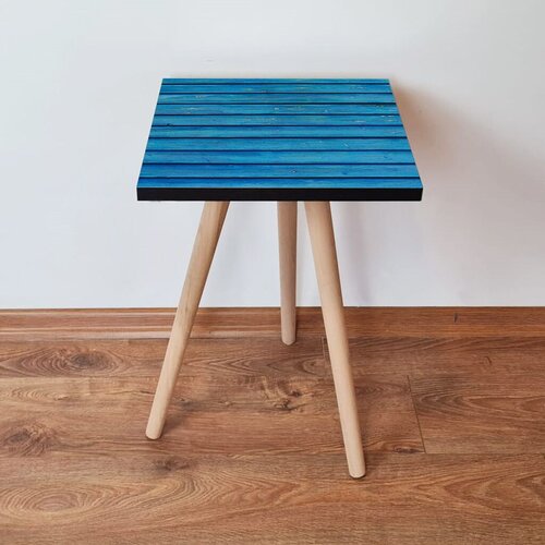 Hanah home klub sto Shp386, 35x42x35 cm, Plavi Cene