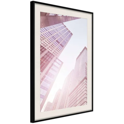  Poster - Steel and Glass (Pink) 40x60