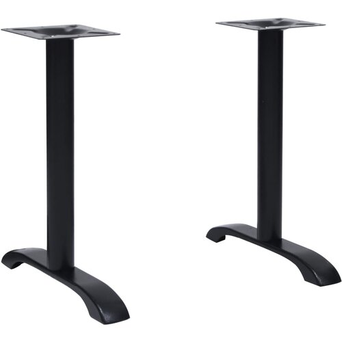 vidaXL Noge za bistro stol 2 kom crne 61x8x72 cm lijevano željezo Cijene