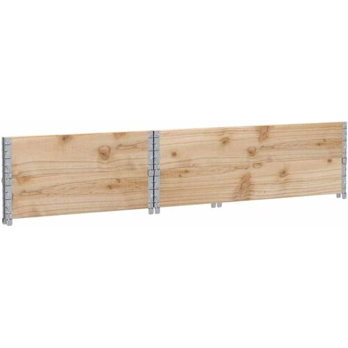 Okviri za palete 2 kom 120 x 80 cm od masivne borovine Slike