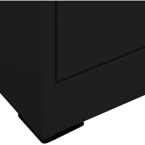  za spise crni 46 x 62 x 72,5 cm čelični Slike