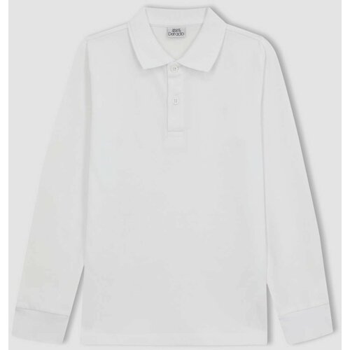 Defacto Regular Fit Long Sleeve Polo T-Shirt Cene