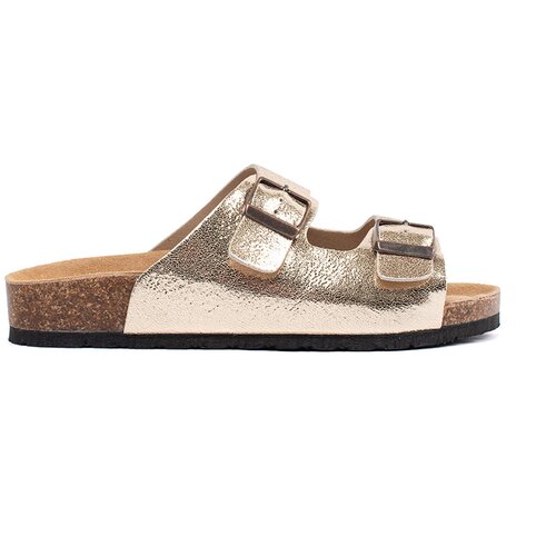 GOODIN Gold flat sandals Cijene