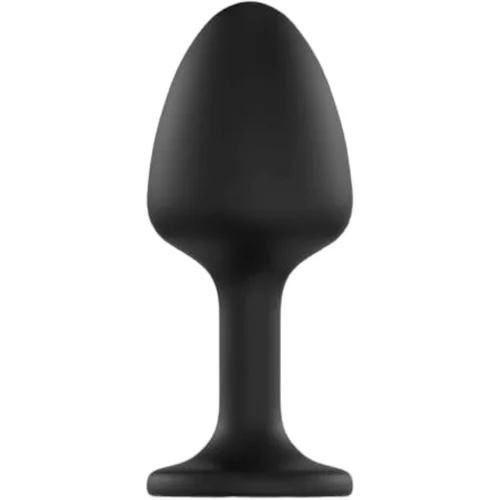 Dorcel Geisha Plug Diamond XL - analni dildo od bijelog kamena (crni)