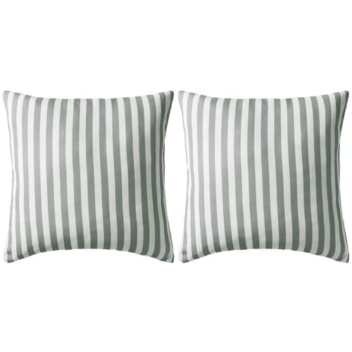 Furnova Zunanje blazine 2 kosa črtaste 45x45 cm sive, (21930568) Cene