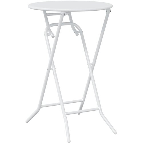 Bistro set za vrt 3 pcs Bijelo Čelik Slike