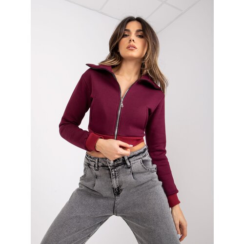 RUE PARIS Sweatshirt-RV-BL-7305.79-dark red Slike