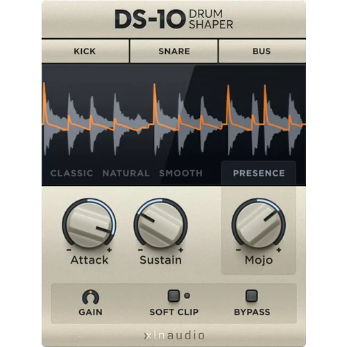 Xln Audio DS-10 Drum Shaper (Digitalni izdelek)